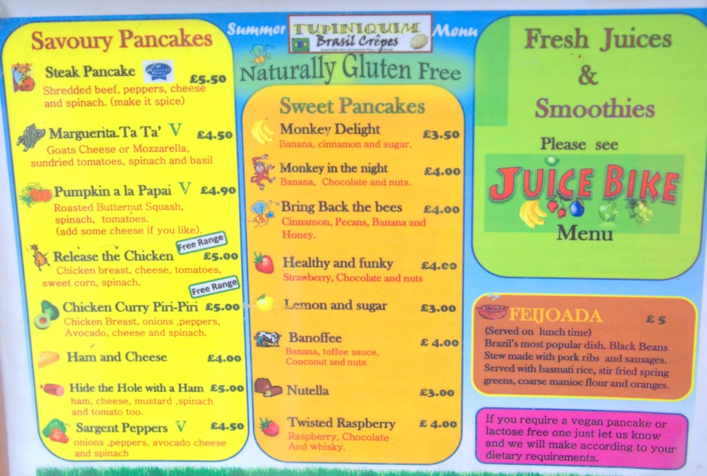 The fun vibe of Tupiniquim extends to their menu.