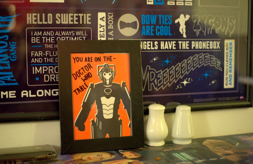 I guess we were at the Dr who table.