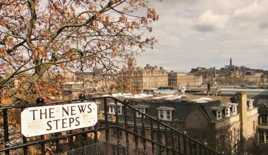 the news steps