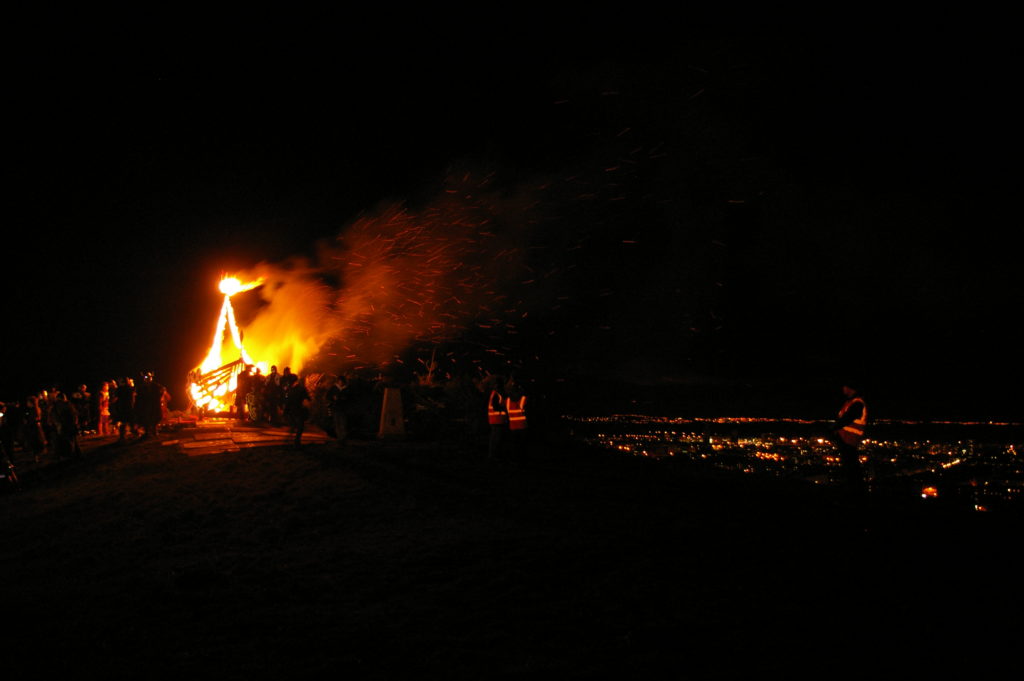 Edinburgh Torchlight procession