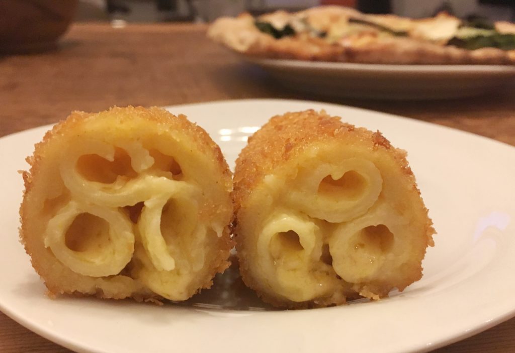 Mac n cheese croquette